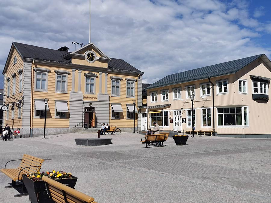 Rådhustorget i Piteå