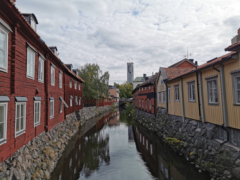 Utsikt från Apotekarbron i Västerås