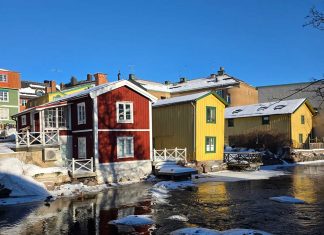 Norrtäljeån i vinterskrud