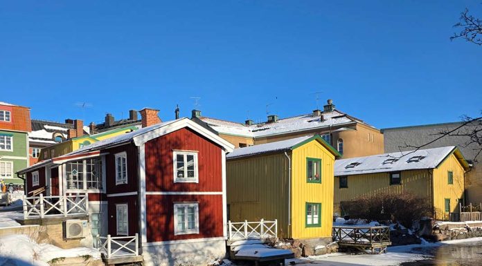 Norrtäljeån i vinterskrud
